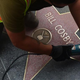 A worker cleans actor Bill Cosby's star on the Hollywood Walk of Fame Dec. 5, 2014, after it was reportedly vandalized the night before with the word “rapist” written multiple times.
FREDERIC J. BROWN/AFP/Getty Images